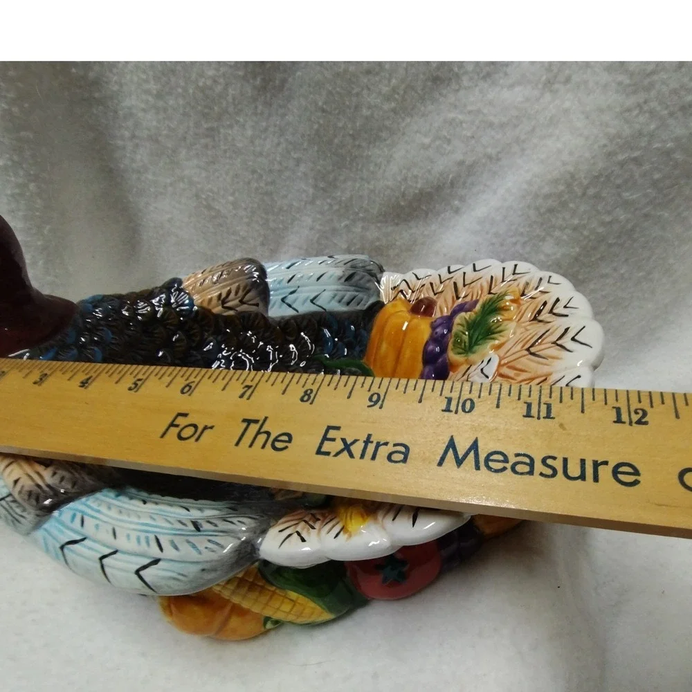 Cracker Barrel Turkey Serving Bowl Harvest Centerpiece Thanksgiving Decor